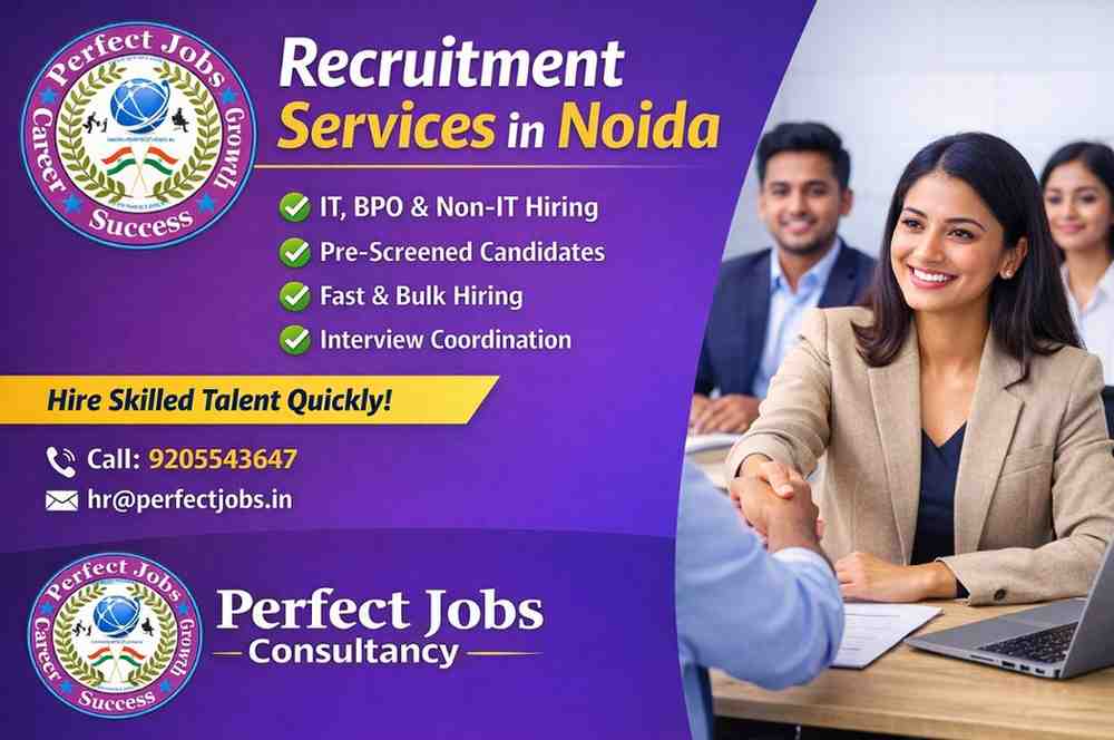 Recruitment services in noida